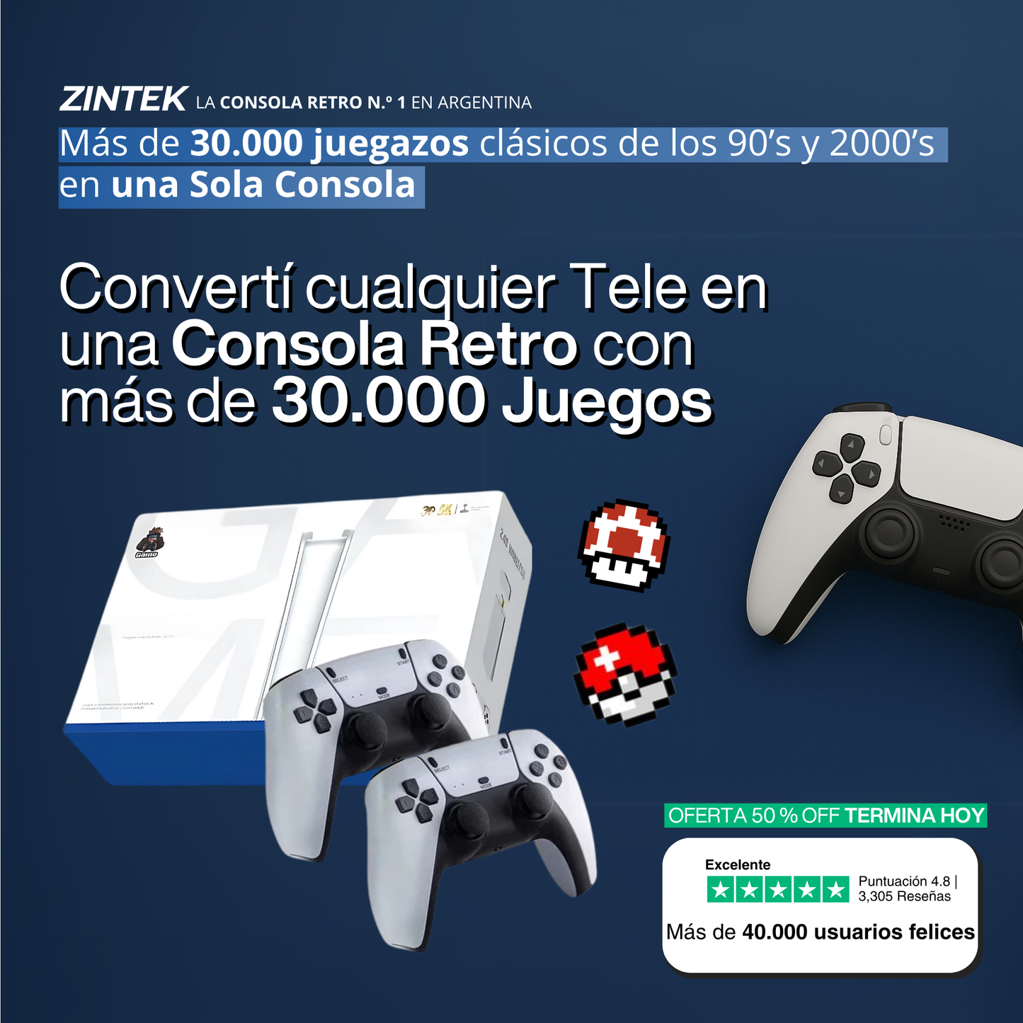 RETRO CONSOLE PLUS®